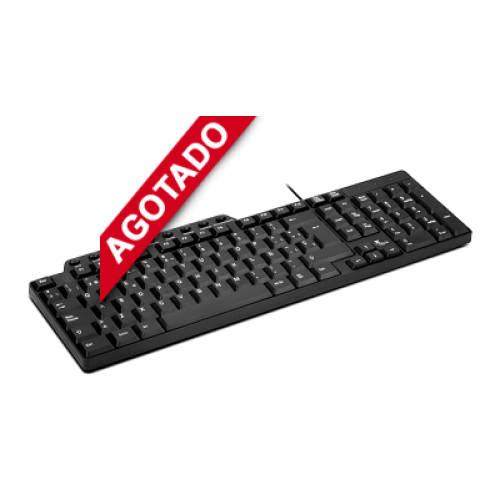 Xtech Teclado USB multimedia negro